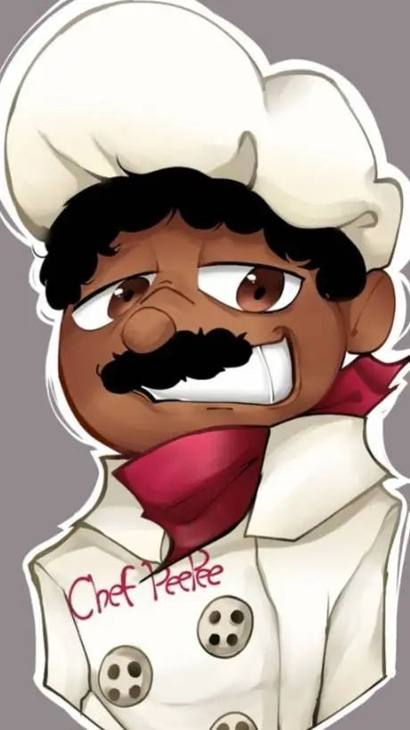 ai character: chef pee pee background