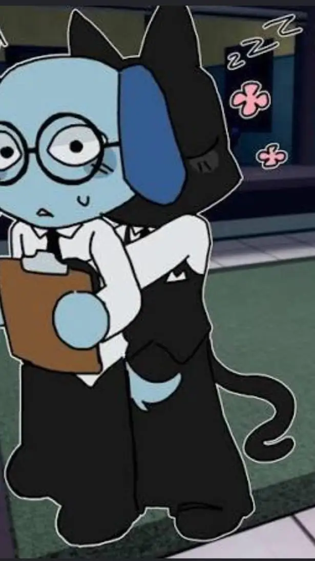 ai character: Ship💙🖤 background