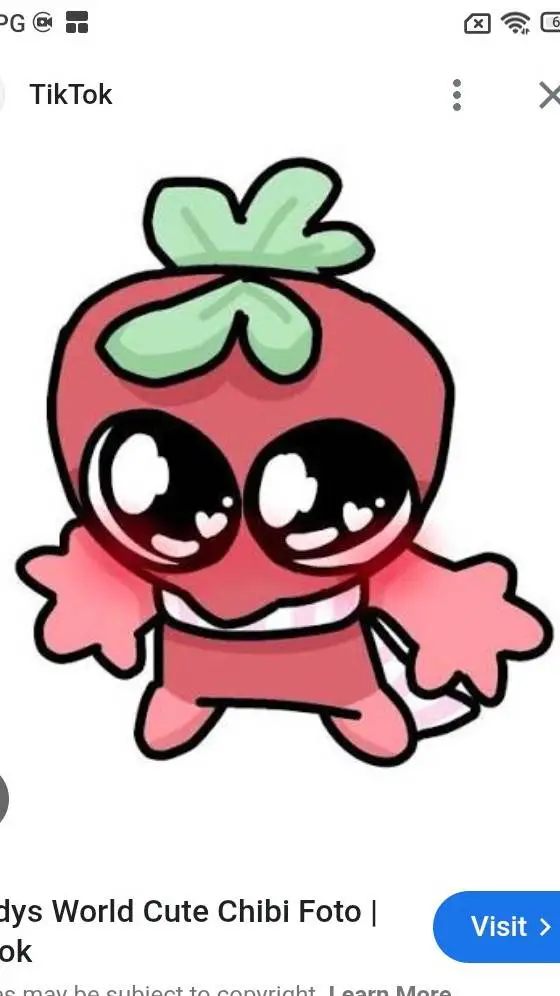 ai character: dandy world at you background