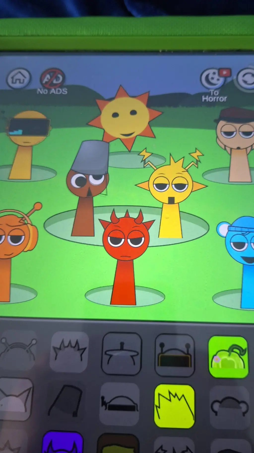 ai character: sprunki plus background