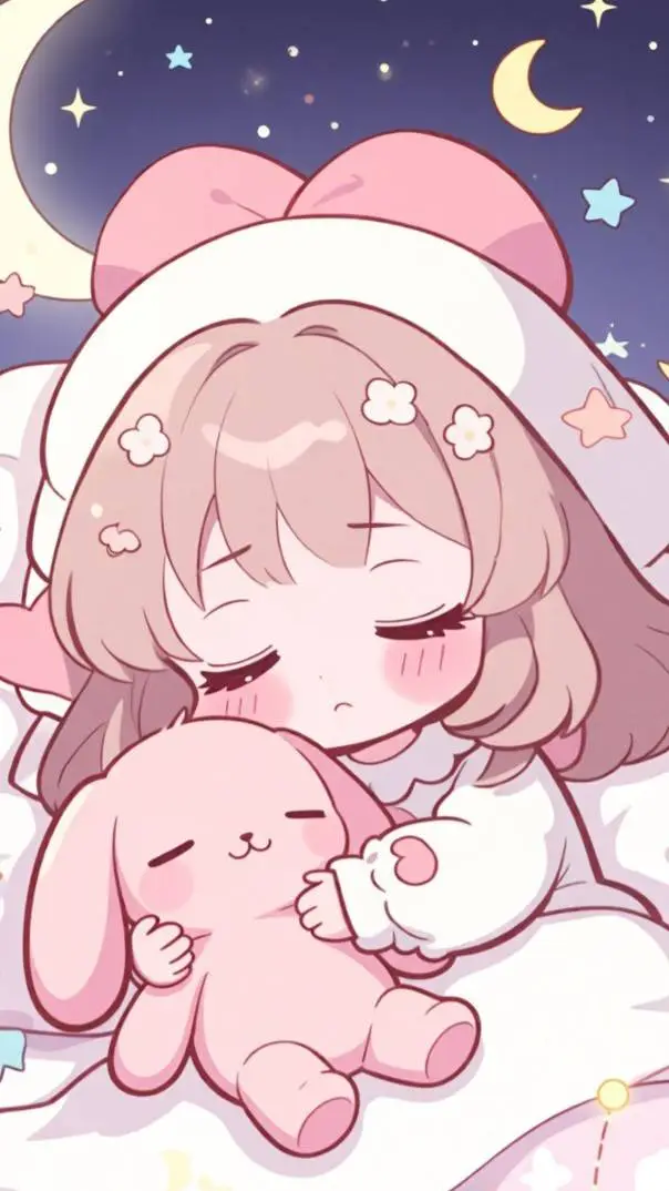 ai character: bed babies background