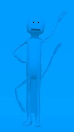 ai character: Blueberry background