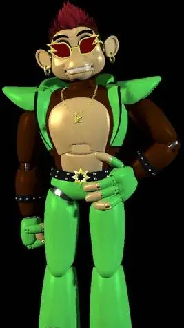 ai character: glamrock Chester background