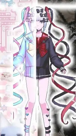 ai character: Double kangel? background