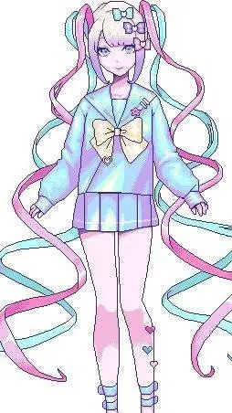 ai character: kangel!!!  background