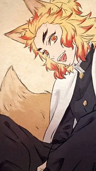 ai character: fox rengoku background