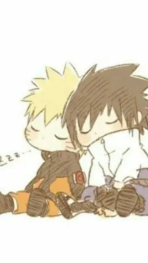 ai character: naruto X sasuke background