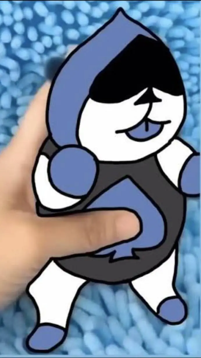 ai character: Lancer Deltarune background