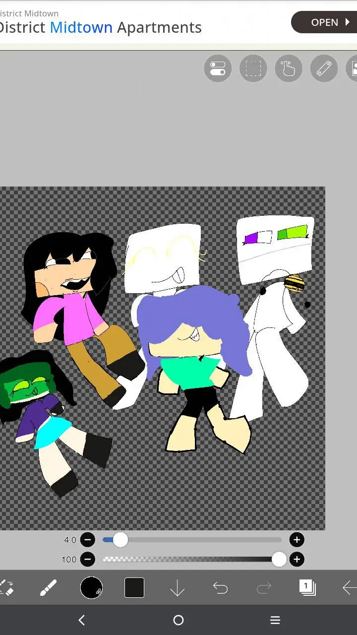ai character: Verity crew meet⚧️ background