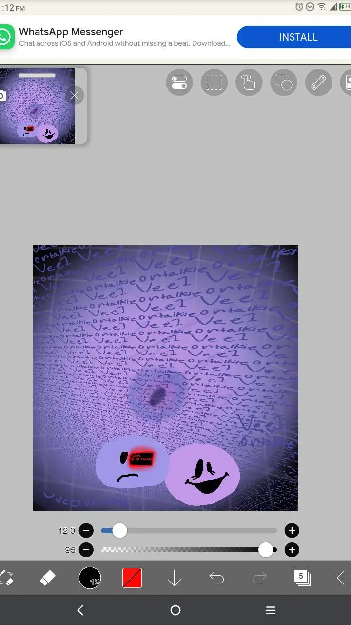 ai character: oc and twix bar background