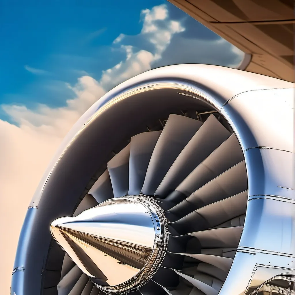 chat with ai character: plane jet engine