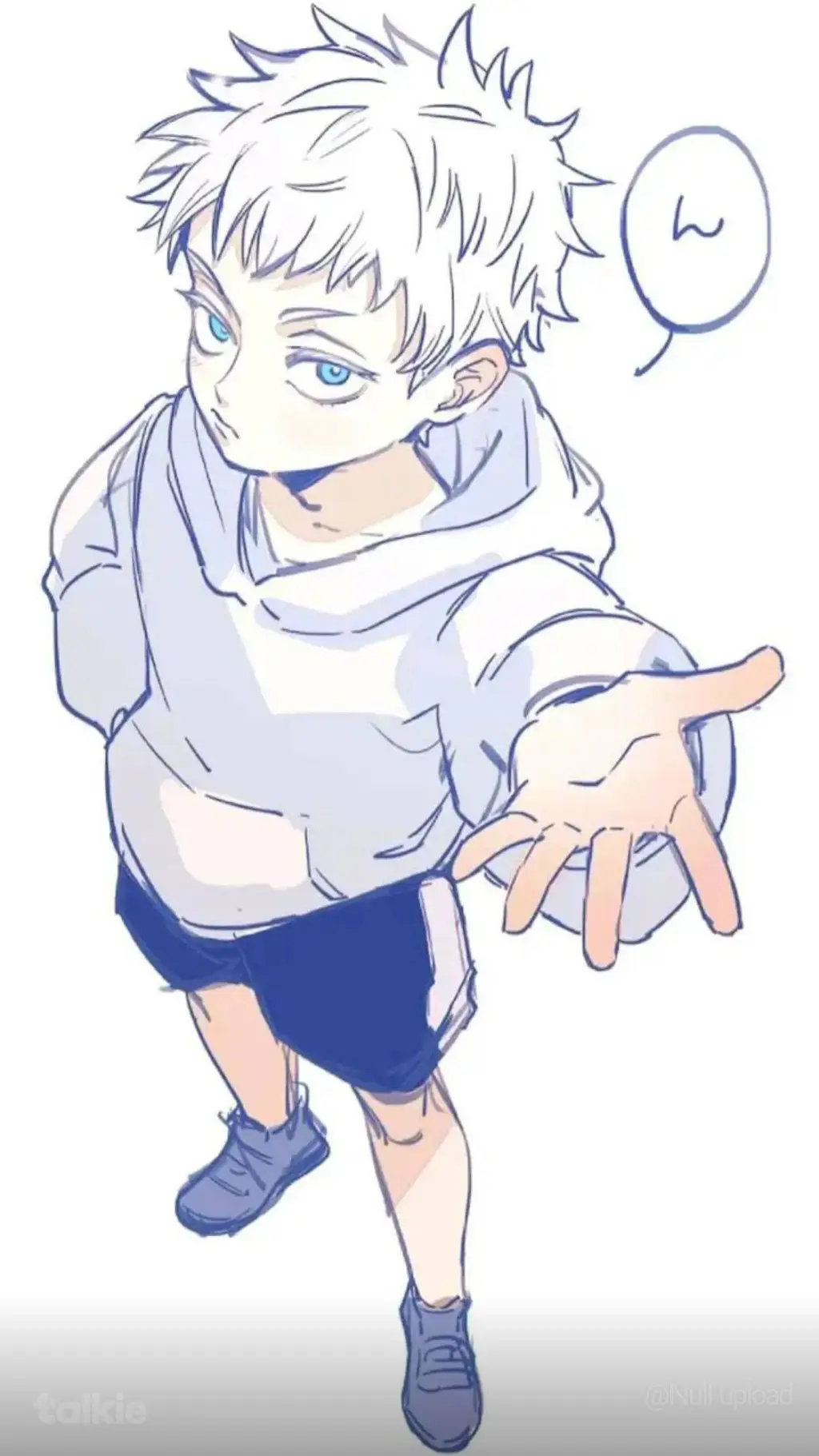 ai character: Child Gojo background