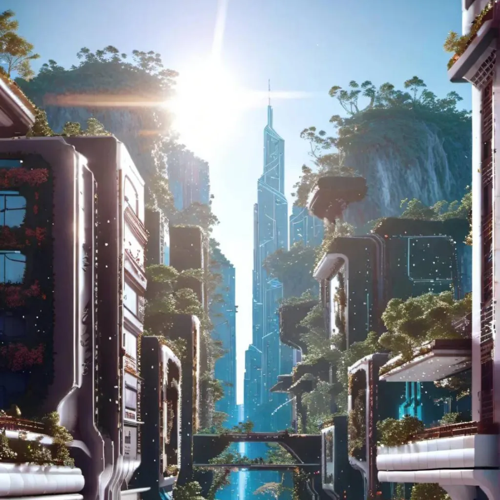chat with ai character: The peaceful city