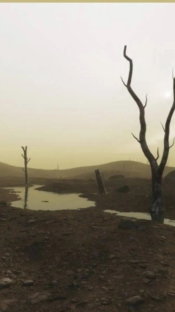 ai character: Wasteland background