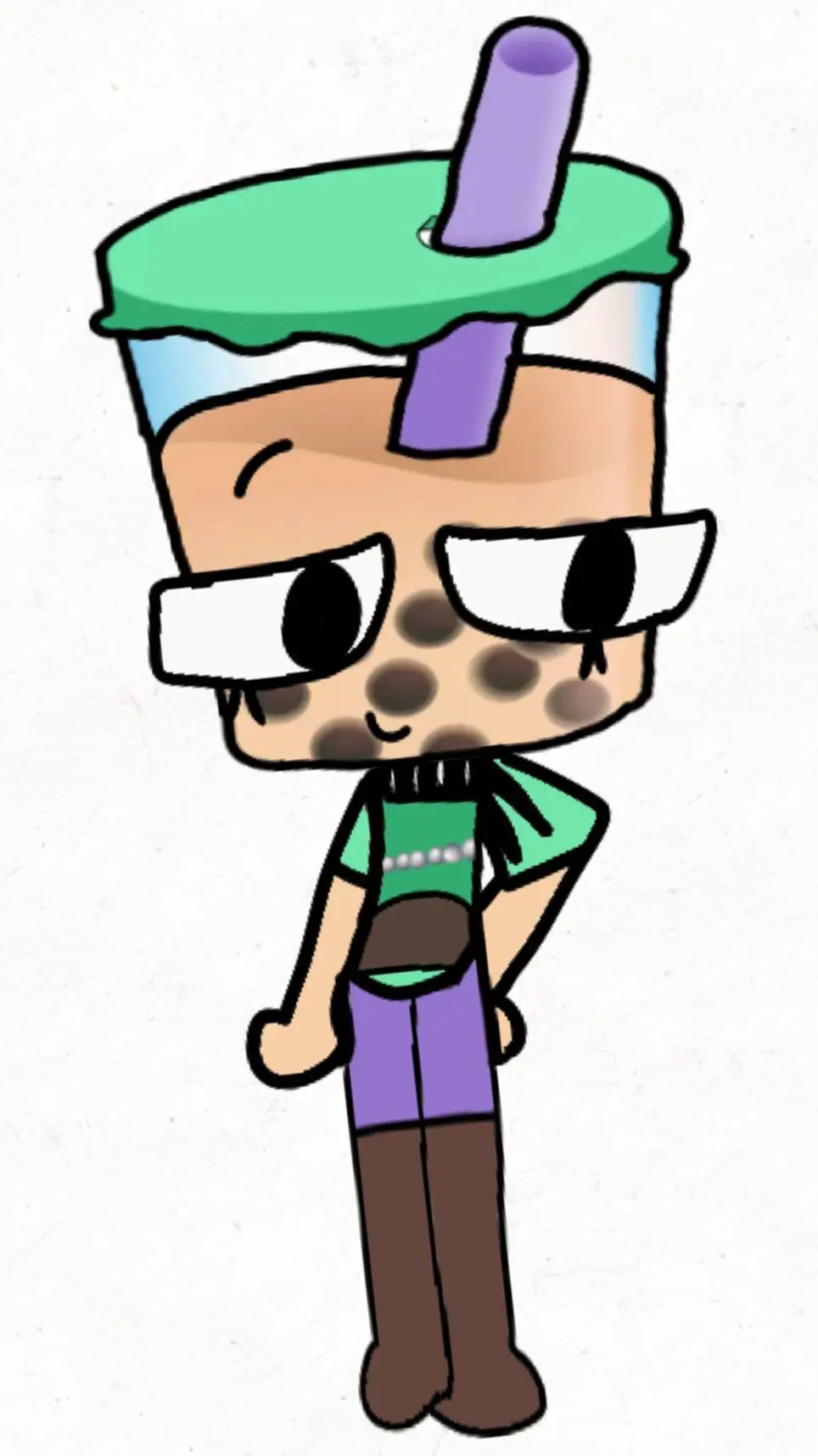 ai character: Matcha  background