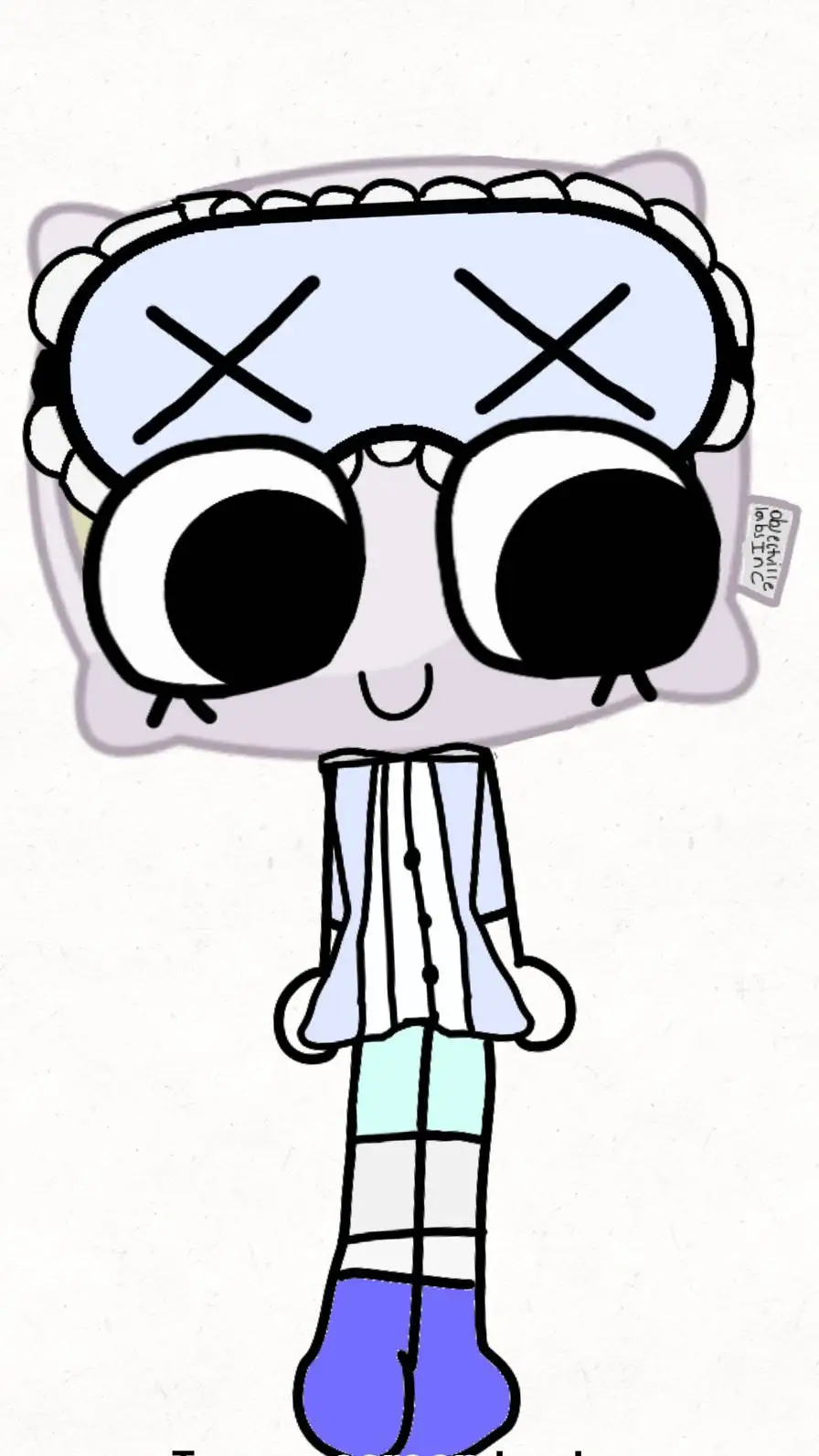 ai character: Cotton background