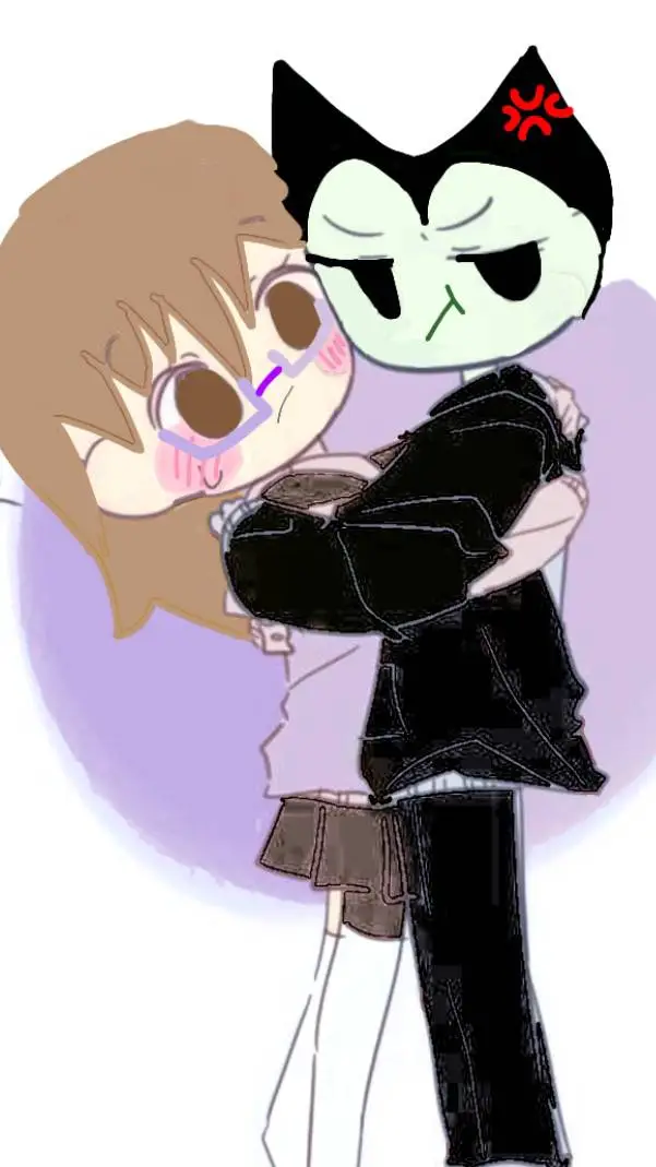 ai character: zomibe bendy  background