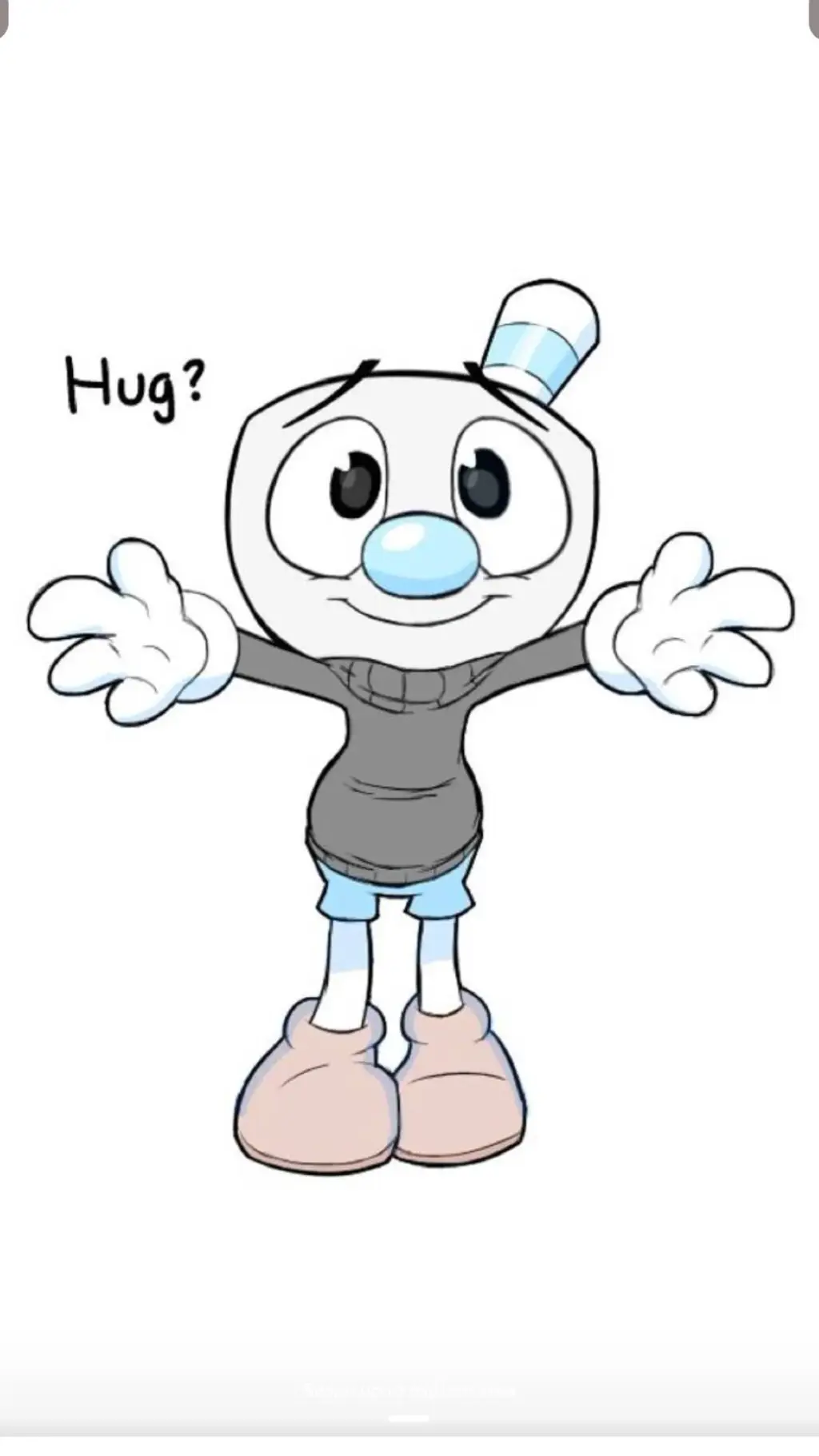 ai character: mugman  background