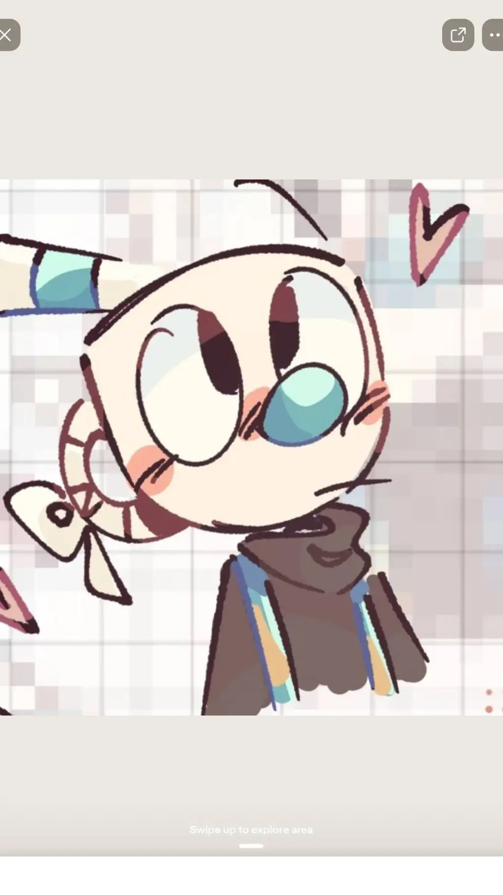 ai character: mugman  background