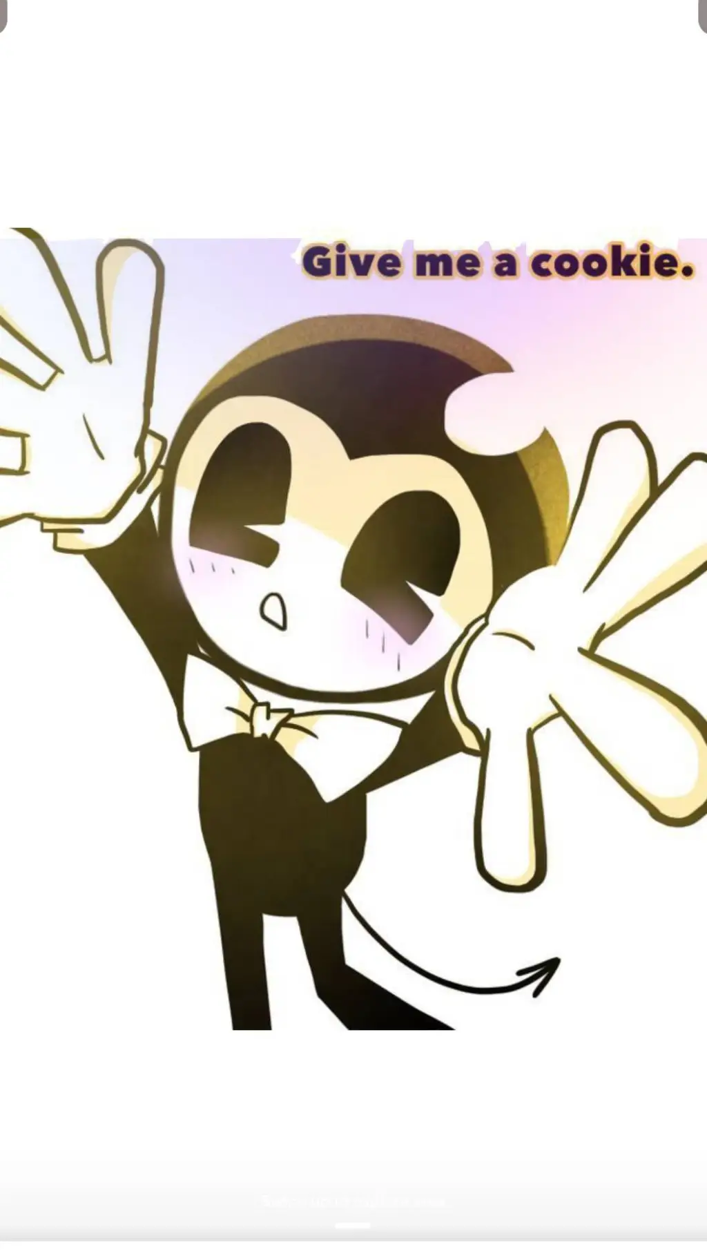 ai character: Bendy  background