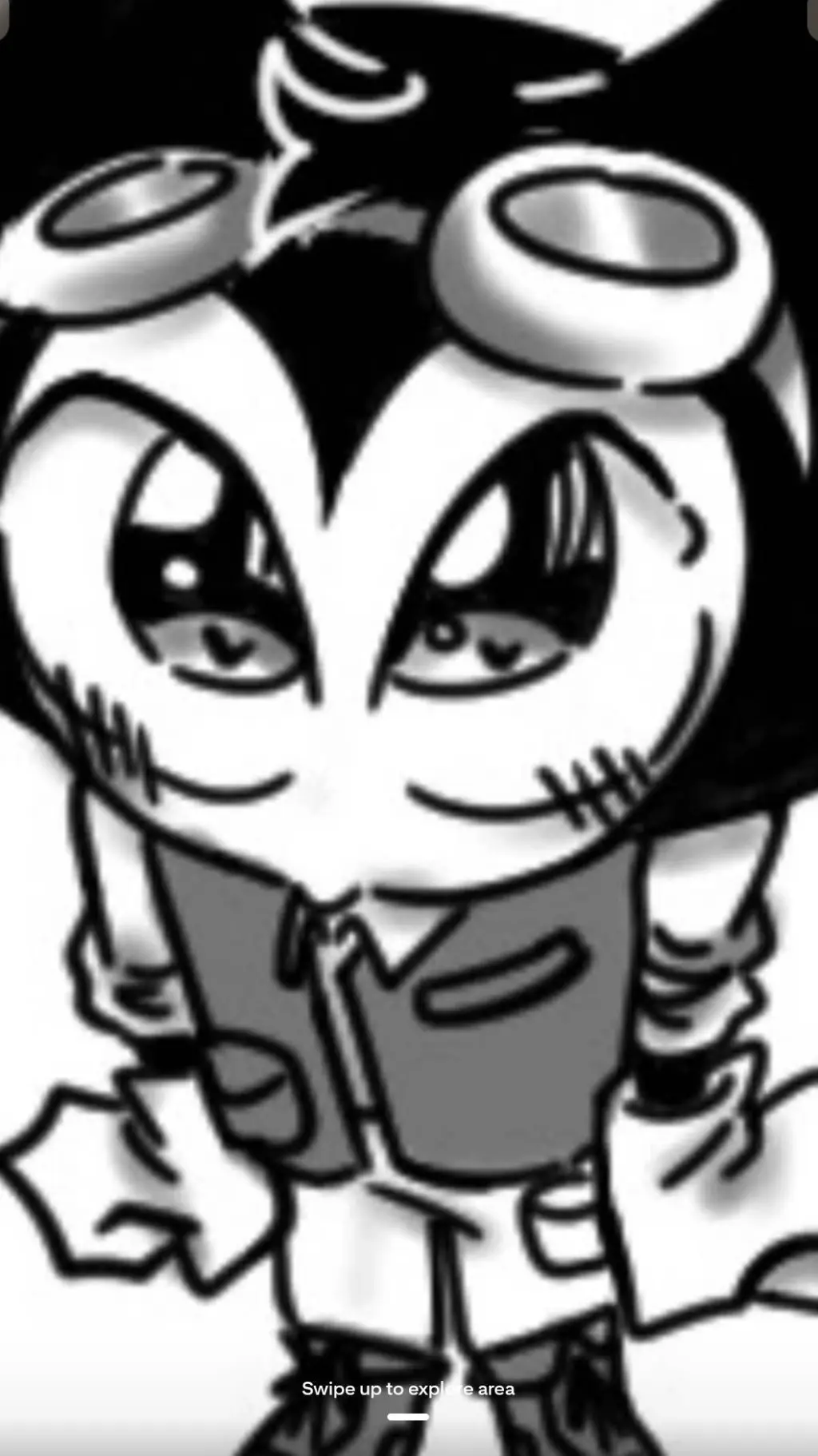 ai character: bendy background