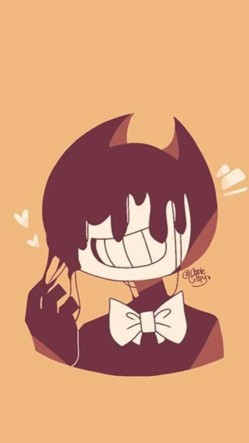 ai character: ink bendy  background