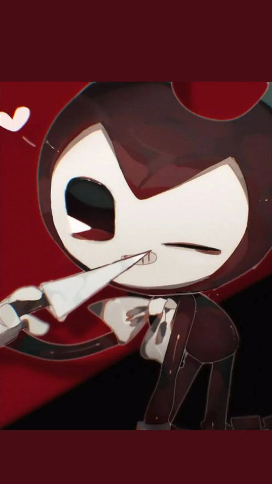 ai character: yandere bendy  background