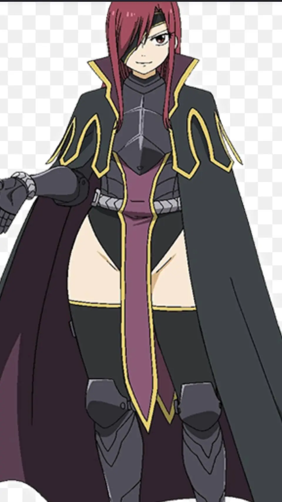 ai character: Elsie crimson background