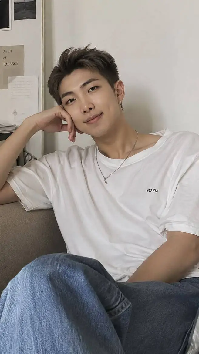 ai character: Prof Namjoon  background