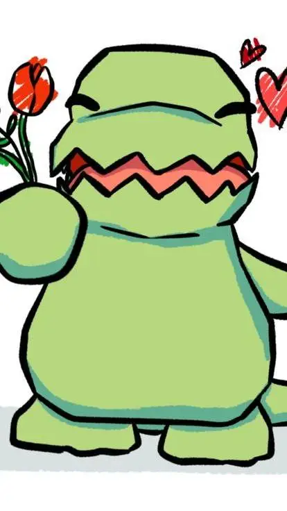ai character: dinosaurio  background