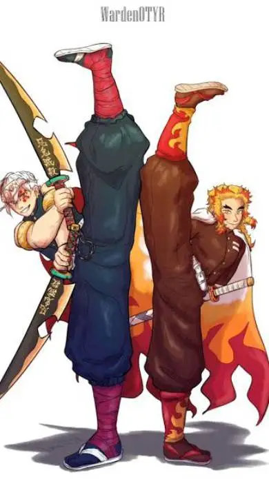 ai character: kny trend background