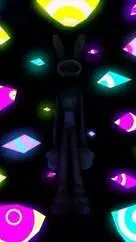 ai character: jax abstraido background