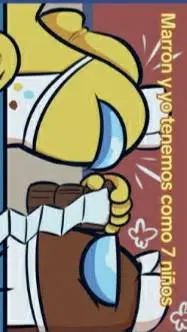 ai character: Amarillo x Marron background