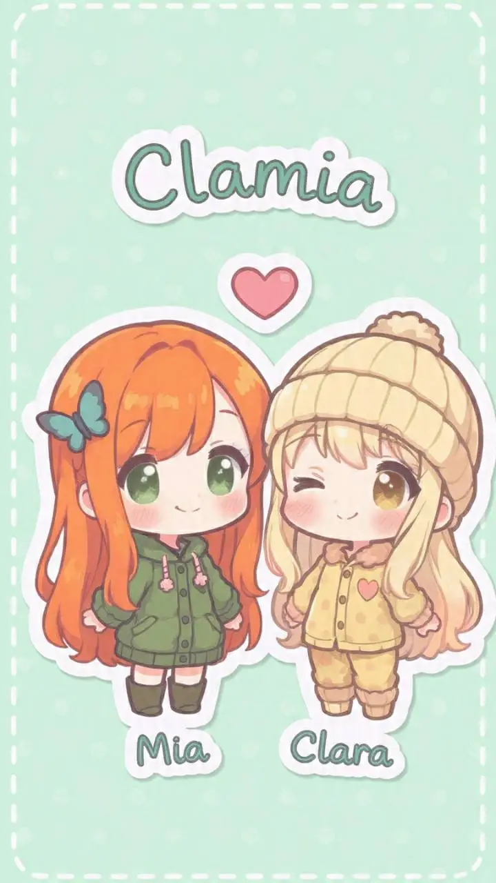 ai character: Clamia💚💛 Parte 3 background