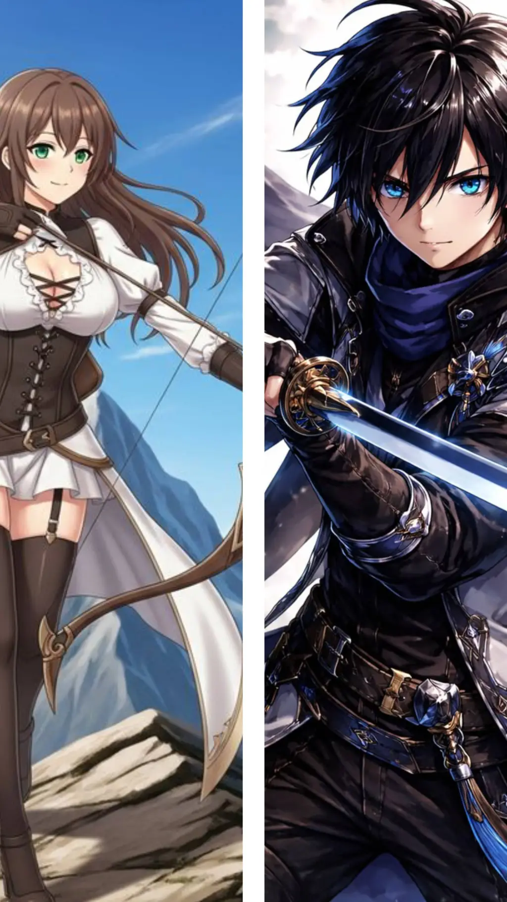 ai character: a arqueira Adélia background