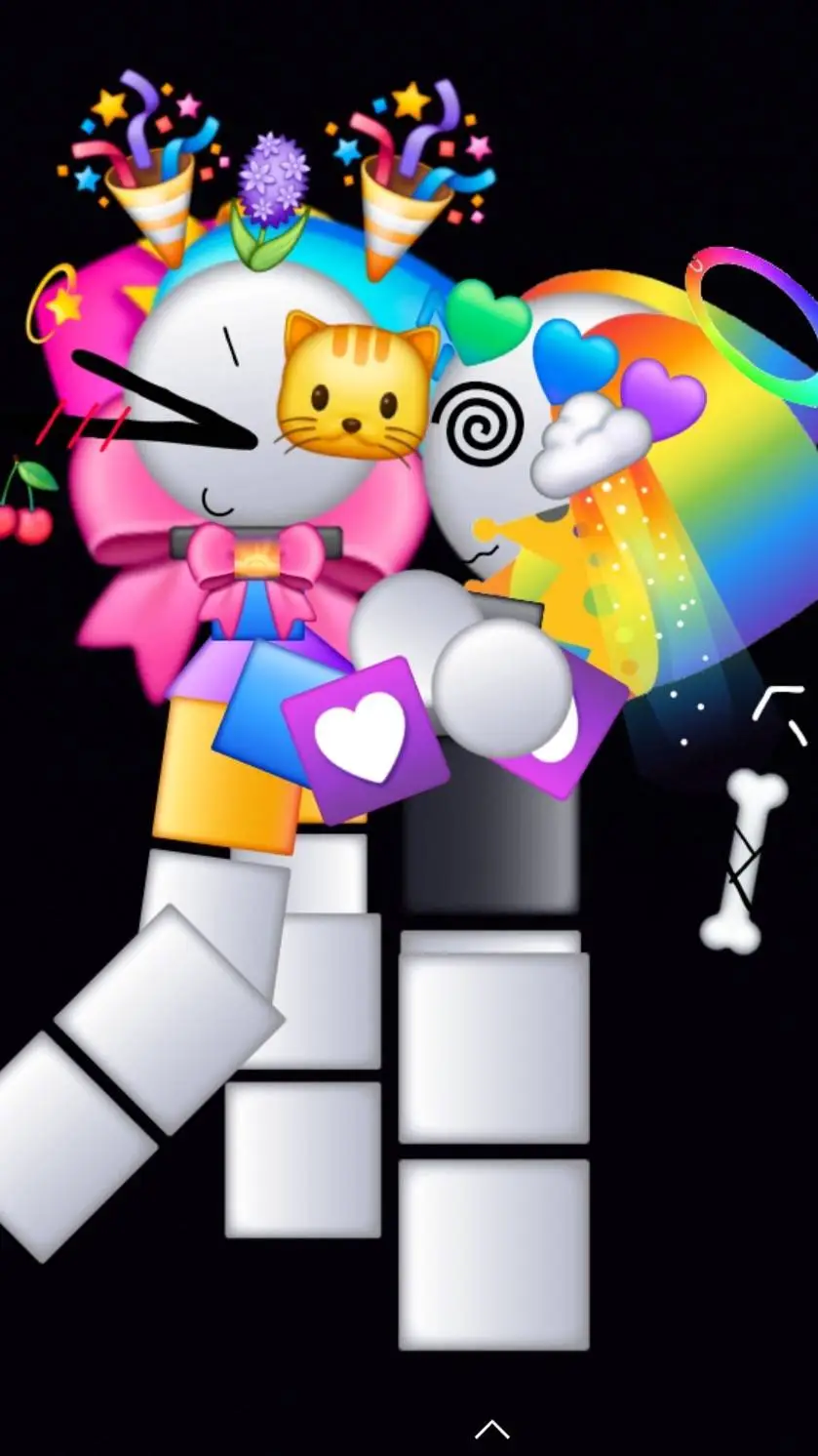 ai character: Virus X Stitches background