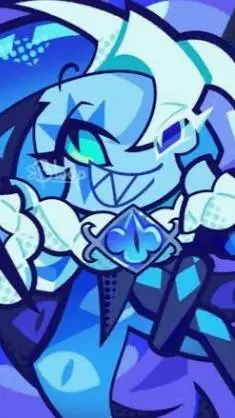 ai character: Shadow milk cookie background