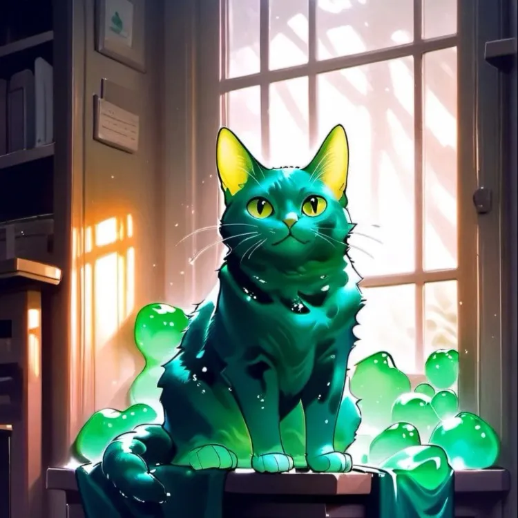 chat with ai character: Slime Cat 4