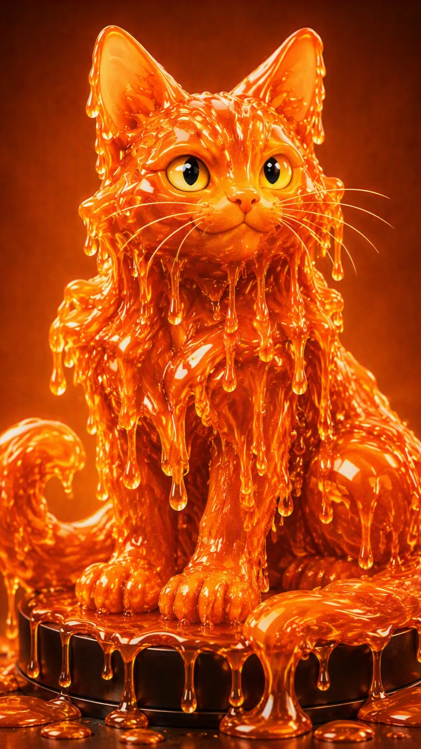 ai character: Slime Cat 8 background