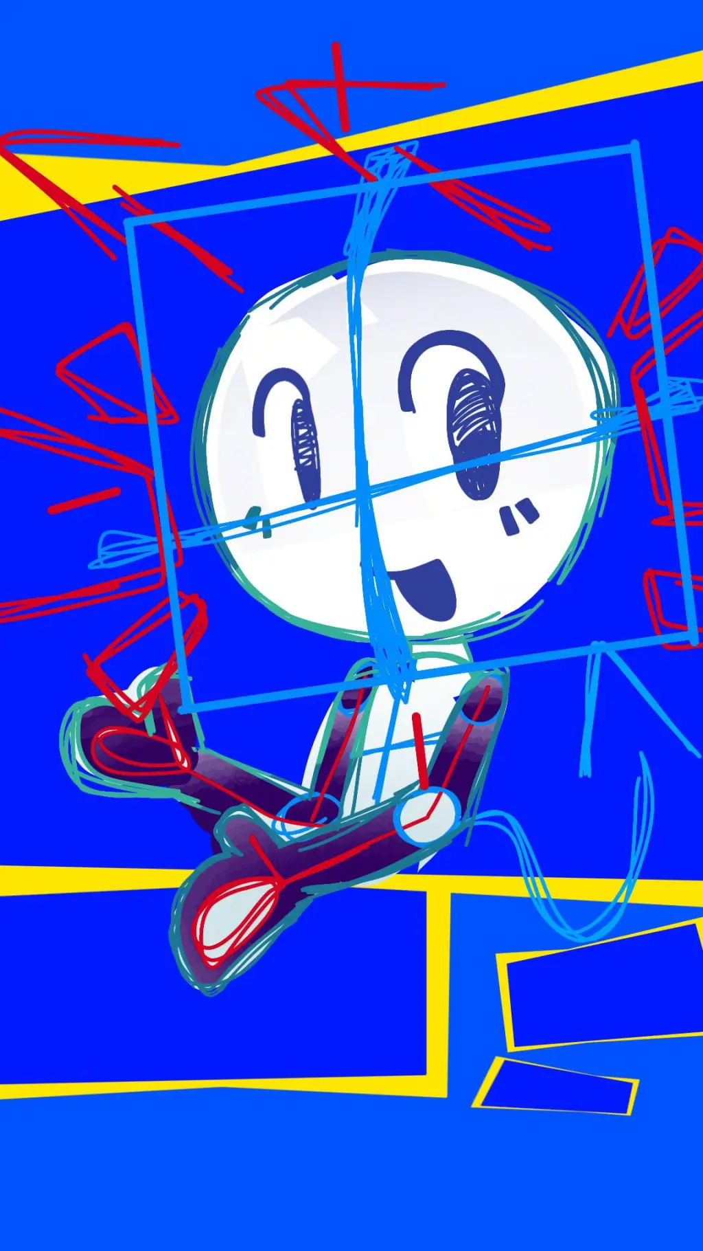 ai character: animatic background