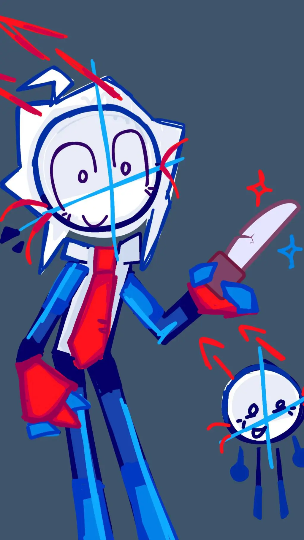 ai character: animatic background