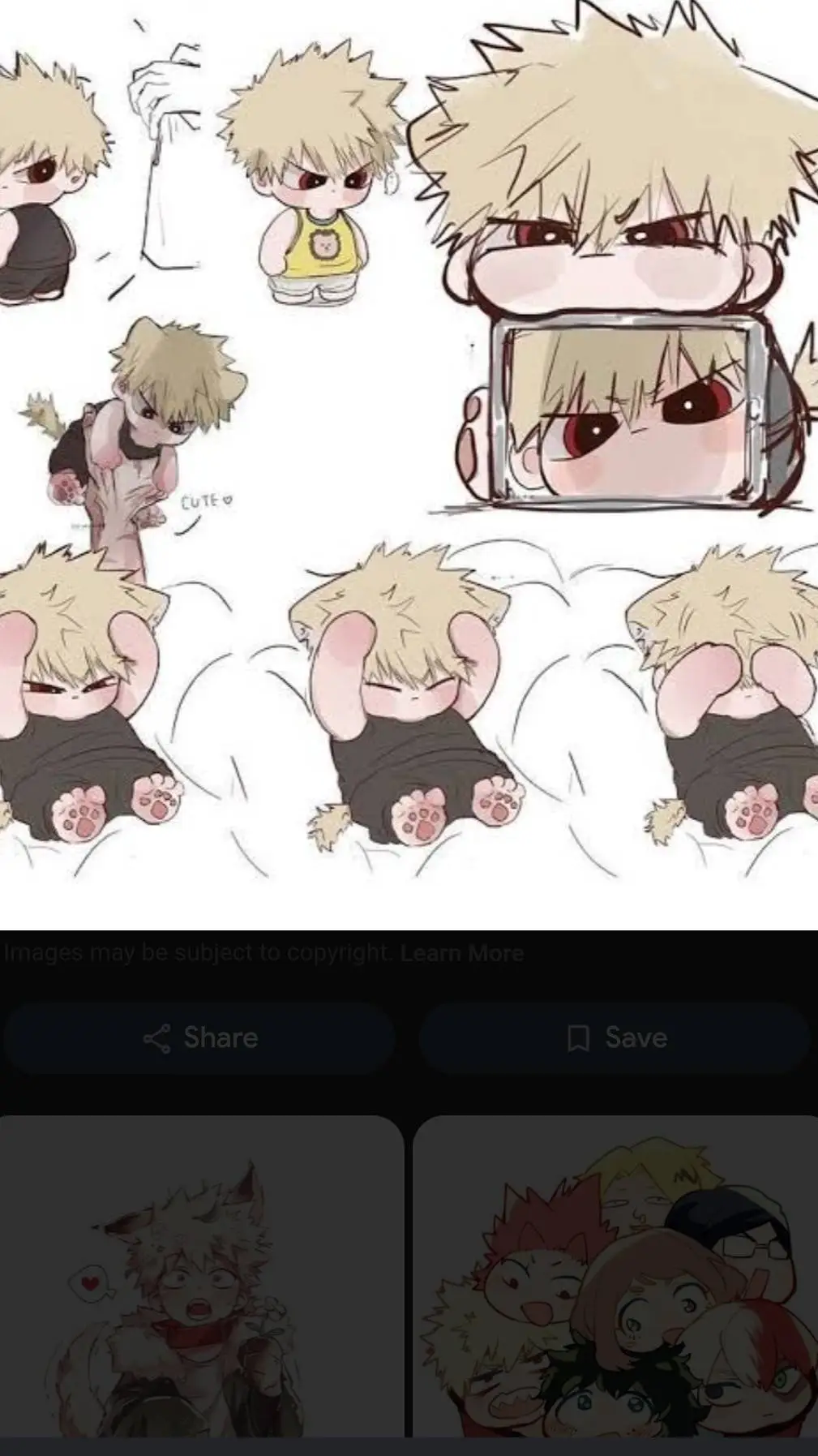 ai character: Baku drinks poiso  background