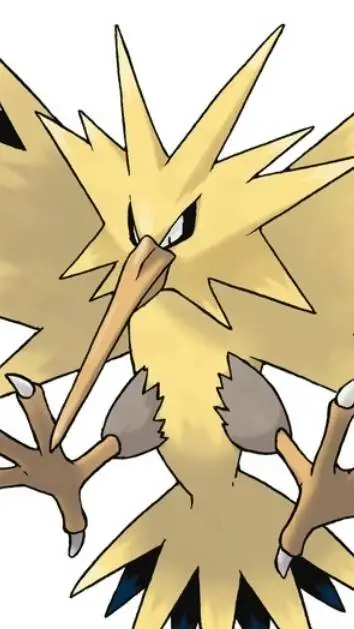 ai character: Zapdos ⚡️ background