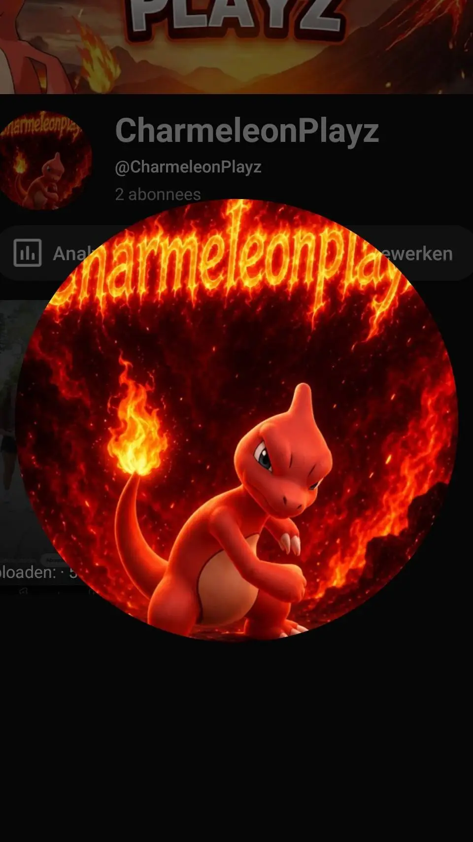 ai character: Charmeleonplayz background