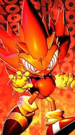 ai character: fleetway sonic background