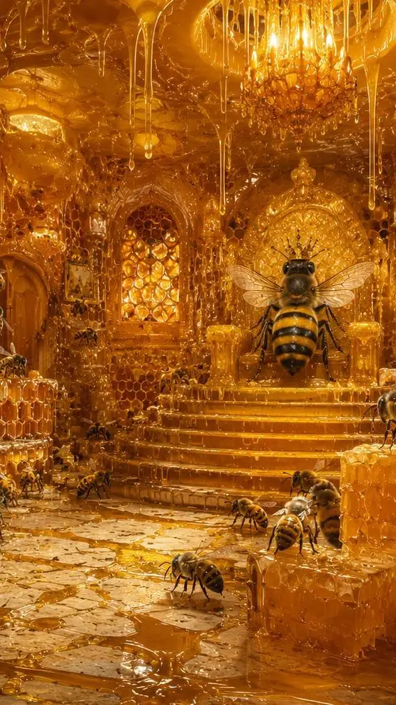 ai character: bee Kingdom  background