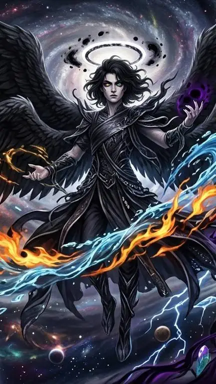 ai character: The Void Walker background