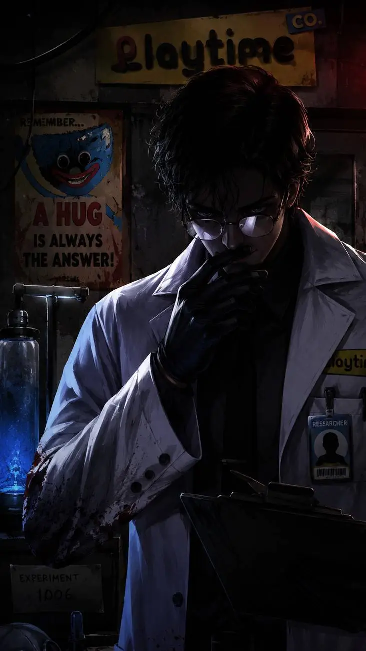 ai character: cientista playtime background