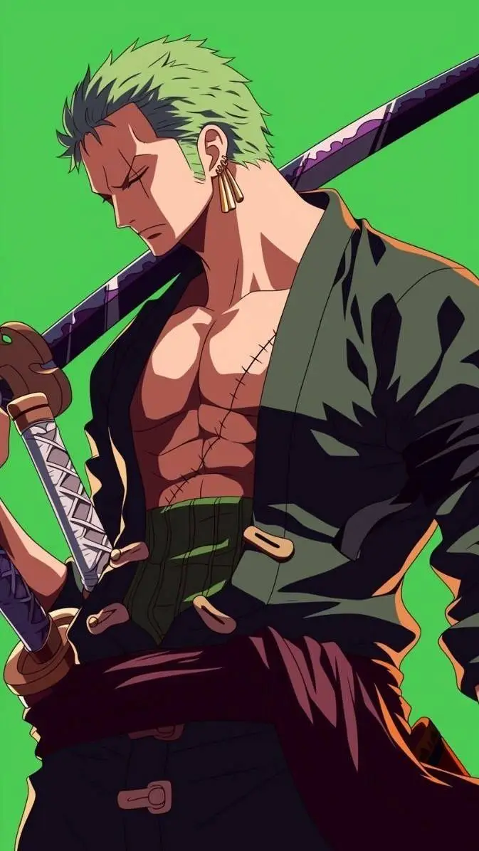 ai character: Zoro background
