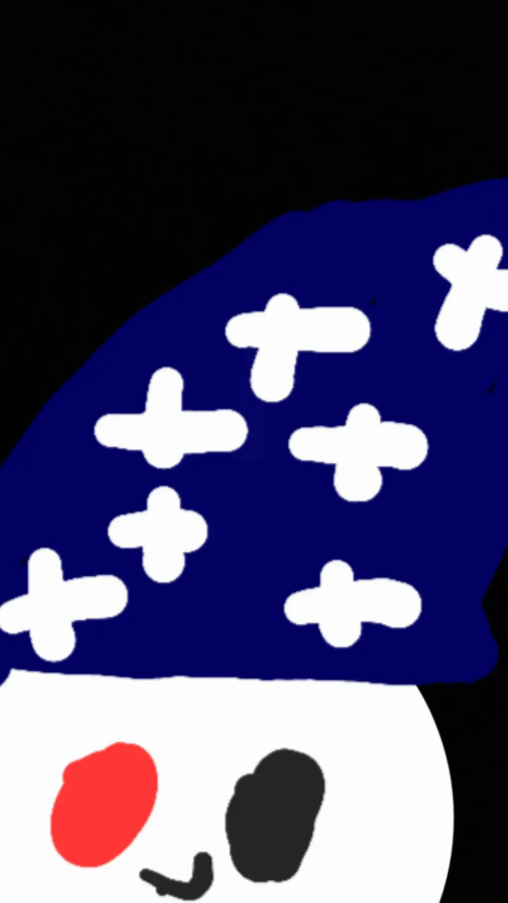 ai character: moon background